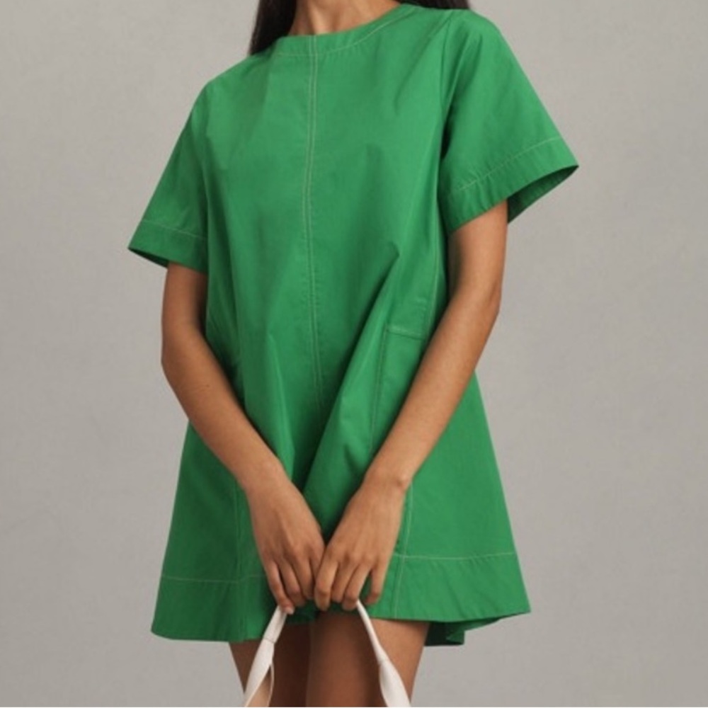 Maeve Green Mini Dress